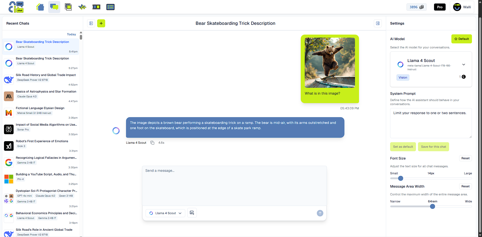 aiChatChat Screenshot